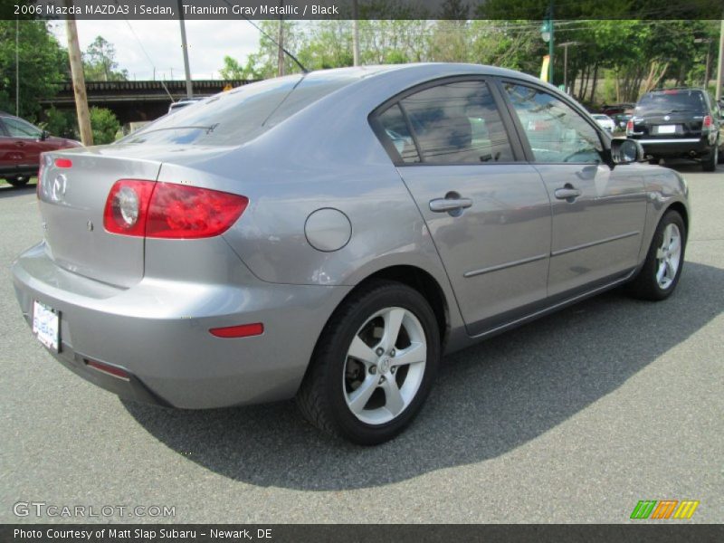 Titanium Gray Metallic / Black 2006 Mazda MAZDA3 i Sedan