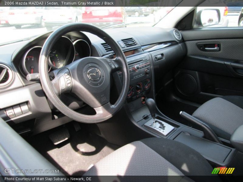 Titanium Gray Metallic / Black 2006 Mazda MAZDA3 i Sedan
