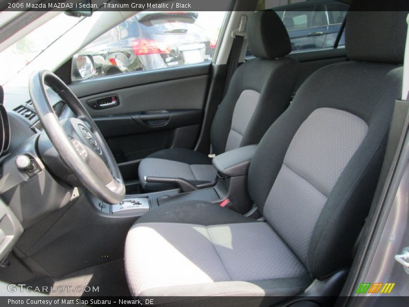 Titanium Gray Metallic / Black 2006 Mazda MAZDA3 i Sedan