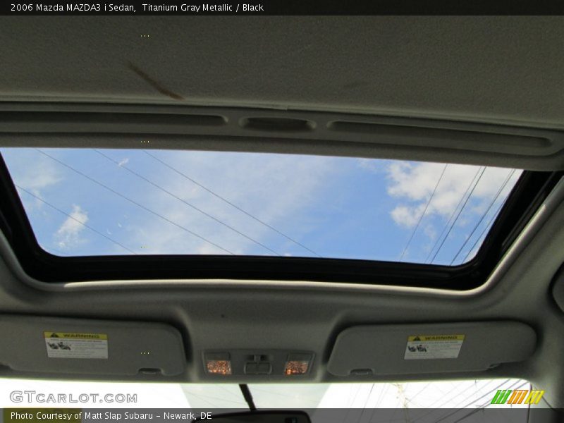 Titanium Gray Metallic / Black 2006 Mazda MAZDA3 i Sedan
