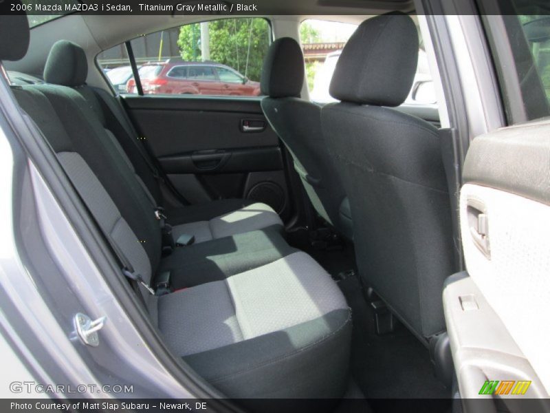 Titanium Gray Metallic / Black 2006 Mazda MAZDA3 i Sedan