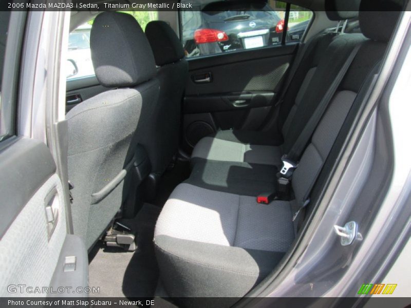 Titanium Gray Metallic / Black 2006 Mazda MAZDA3 i Sedan