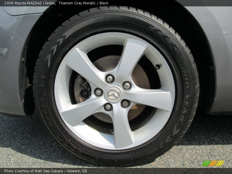 Titanium Gray Metallic / Black 2006 Mazda MAZDA3 i Sedan
