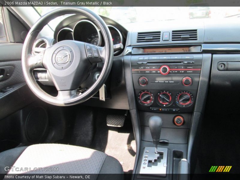 Titanium Gray Metallic / Black 2006 Mazda MAZDA3 i Sedan