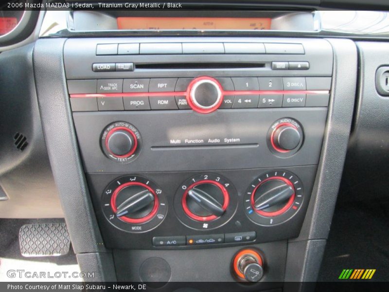 Titanium Gray Metallic / Black 2006 Mazda MAZDA3 i Sedan