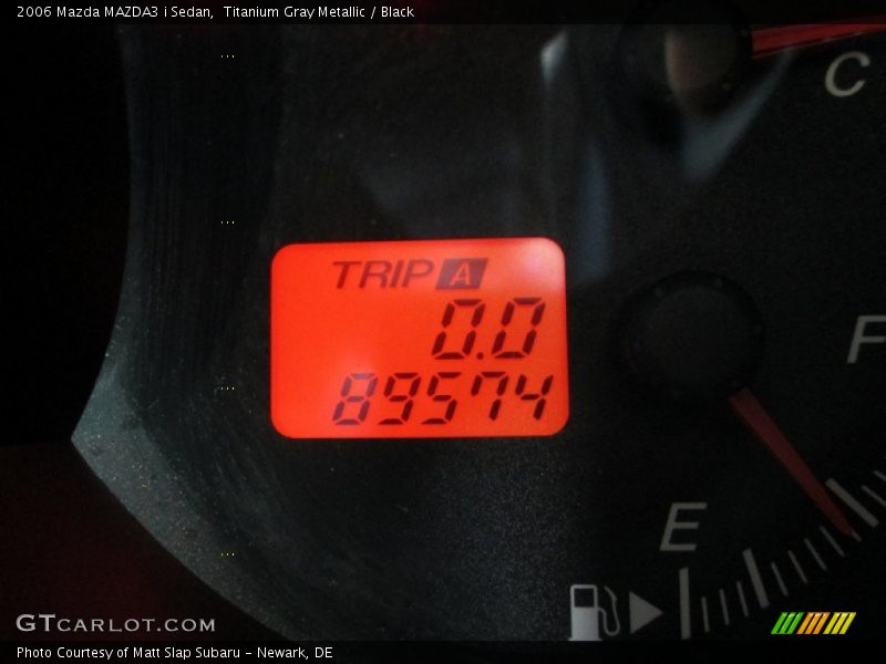 Titanium Gray Metallic / Black 2006 Mazda MAZDA3 i Sedan