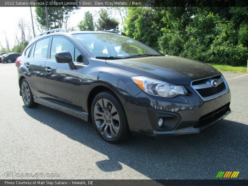 Dark Gray Metallic / Black 2012 Subaru Impreza 2.0i Sport Limited 5 Door