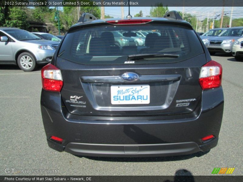 Dark Gray Metallic / Black 2012 Subaru Impreza 2.0i Sport Limited 5 Door