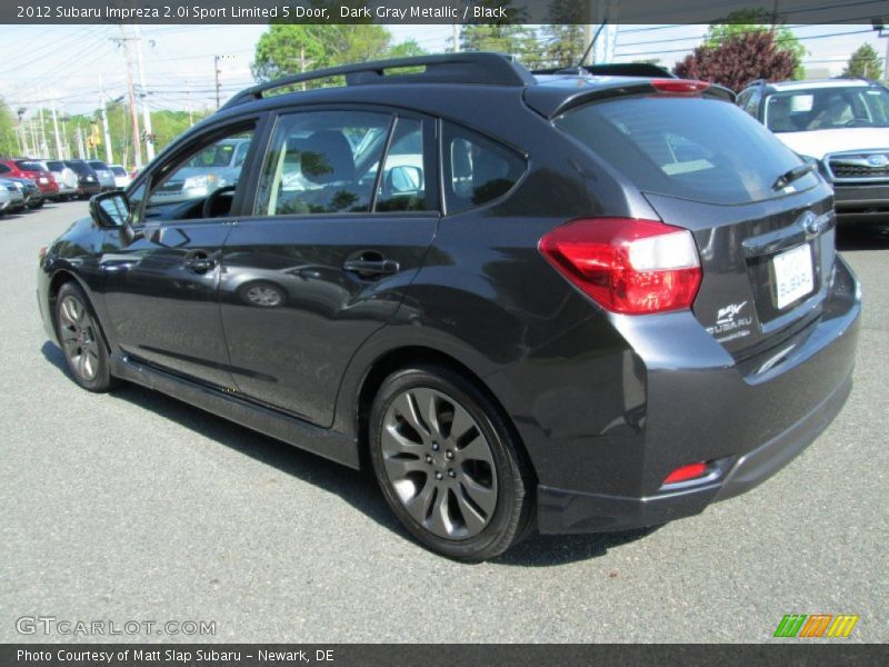 Dark Gray Metallic / Black 2012 Subaru Impreza 2.0i Sport Limited 5 Door