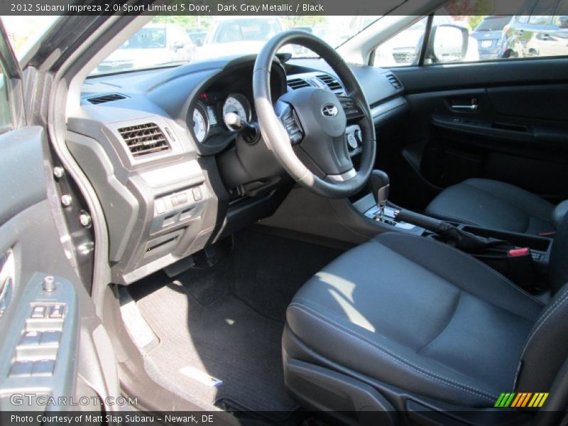 Dark Gray Metallic / Black 2012 Subaru Impreza 2.0i Sport Limited 5 Door