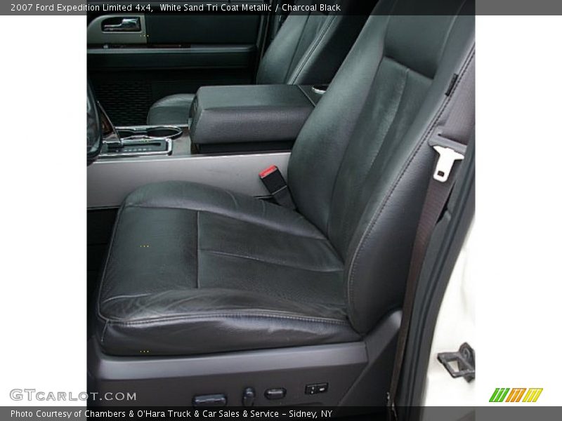 White Sand Tri Coat Metallic / Charcoal Black 2007 Ford Expedition Limited 4x4