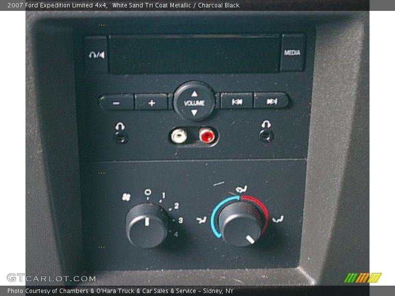 White Sand Tri Coat Metallic / Charcoal Black 2007 Ford Expedition Limited 4x4