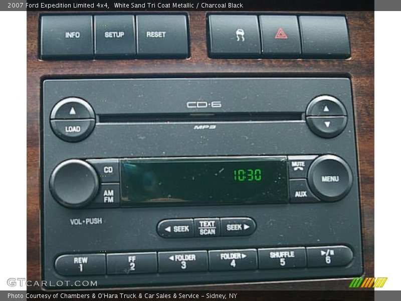 White Sand Tri Coat Metallic / Charcoal Black 2007 Ford Expedition Limited 4x4