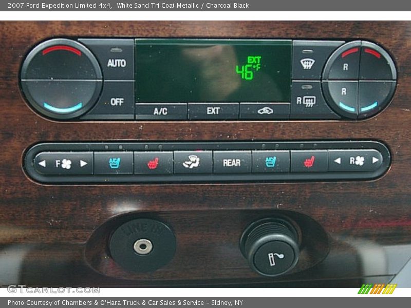 White Sand Tri Coat Metallic / Charcoal Black 2007 Ford Expedition Limited 4x4