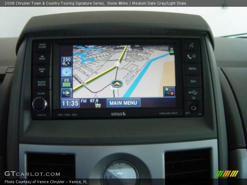 Stone White / Medium Slate Gray/Light Shale 2008 Chrysler Town & Country Touring Signature Series