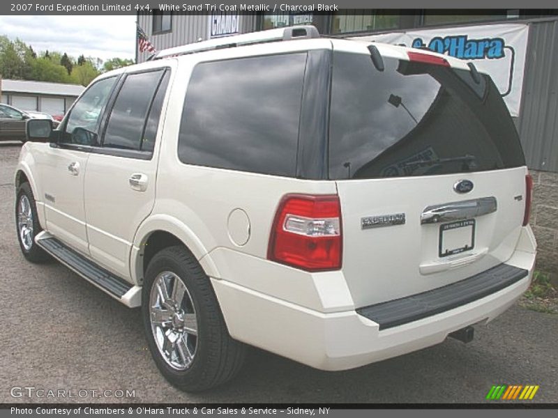 White Sand Tri Coat Metallic / Charcoal Black 2007 Ford Expedition Limited 4x4