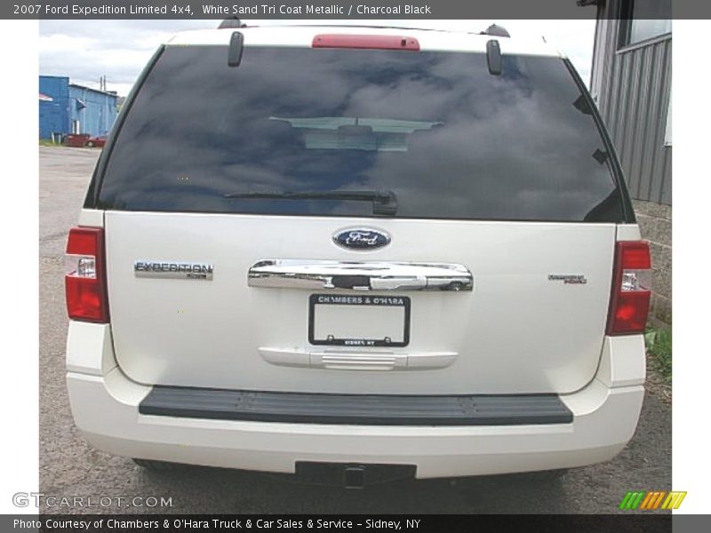 White Sand Tri Coat Metallic / Charcoal Black 2007 Ford Expedition Limited 4x4