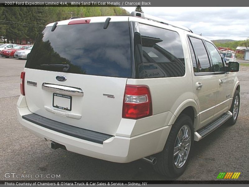 White Sand Tri Coat Metallic / Charcoal Black 2007 Ford Expedition Limited 4x4