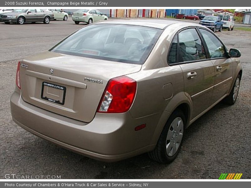 Champagne Beige Metallic / Grey 2008 Suzuki Forenza