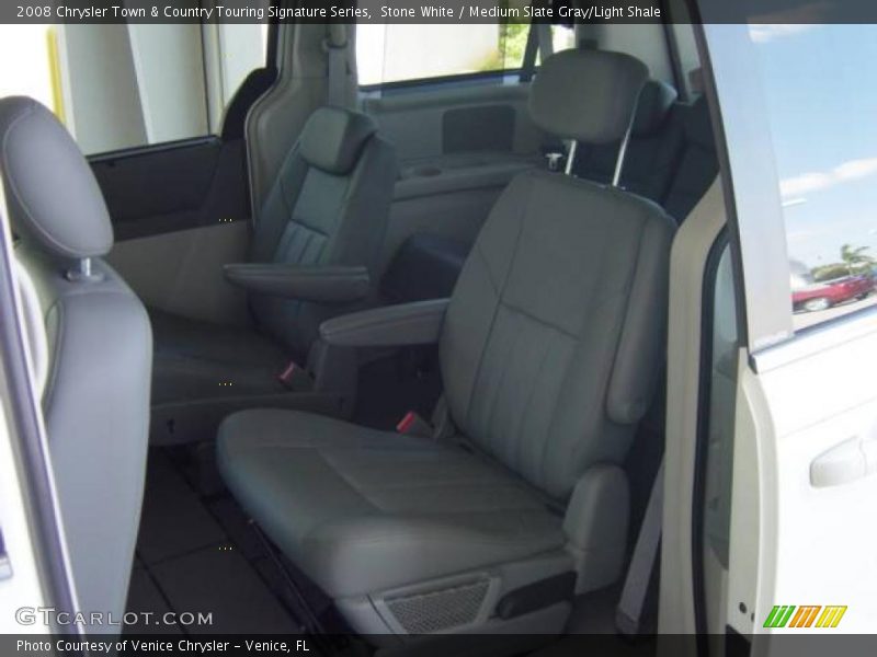 Stone White / Medium Slate Gray/Light Shale 2008 Chrysler Town & Country Touring Signature Series