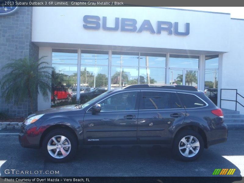 Graphite Gray Metallic / Black 2013 Subaru Outback 3.6R Limited