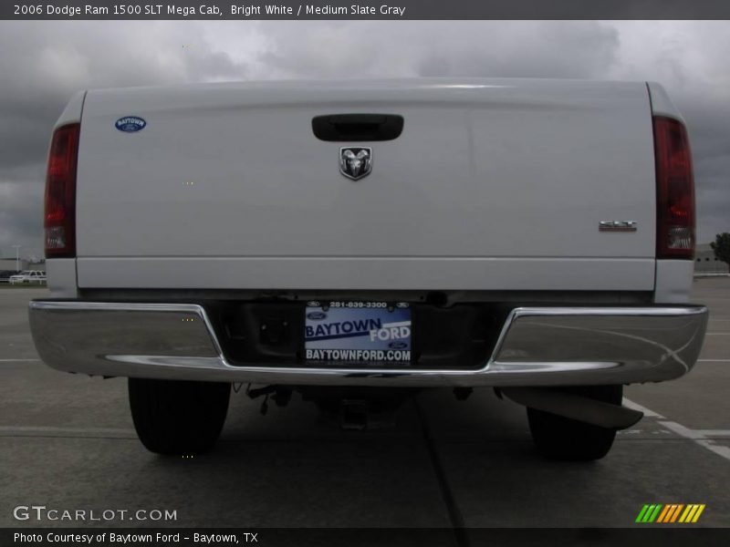 Bright White / Medium Slate Gray 2006 Dodge Ram 1500 SLT Mega Cab