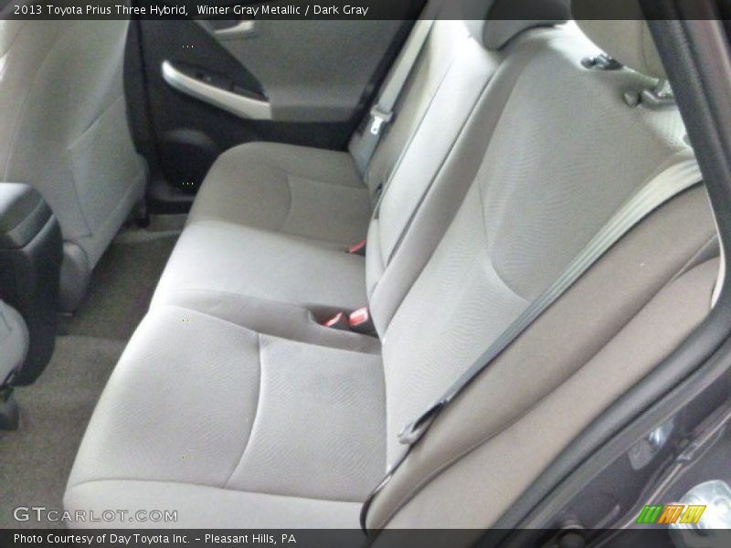 Winter Gray Metallic / Dark Gray 2013 Toyota Prius Three Hybrid