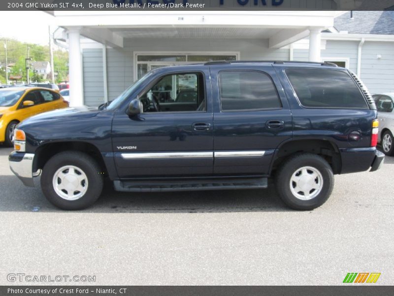 Deep Blue Metallic / Pewter/Dark Pewter 2004 GMC Yukon SLT 4x4