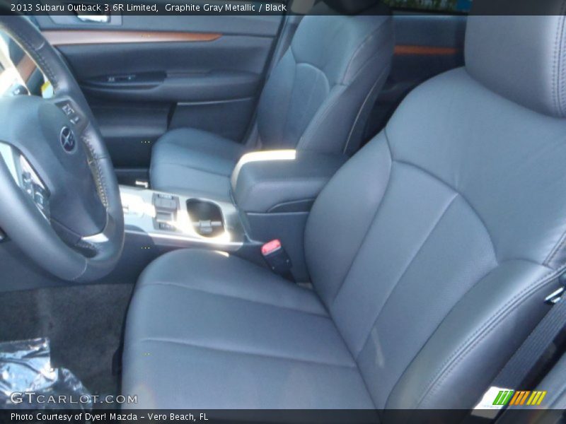 Graphite Gray Metallic / Black 2013 Subaru Outback 3.6R Limited