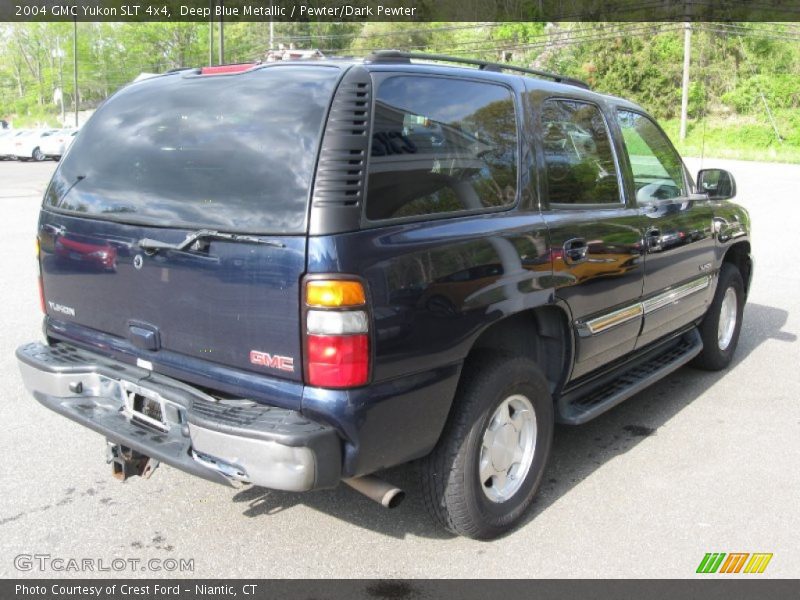 Deep Blue Metallic / Pewter/Dark Pewter 2004 GMC Yukon SLT 4x4