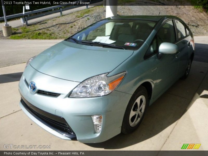 Sea Glass Pearl / Bisque 2013 Toyota Prius Two Hybrid