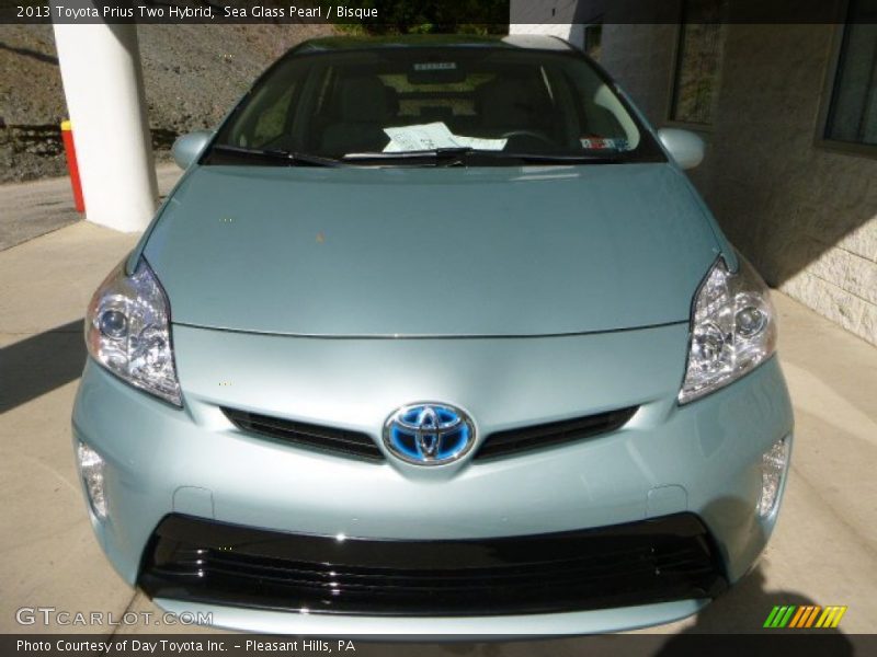 Sea Glass Pearl / Bisque 2013 Toyota Prius Two Hybrid