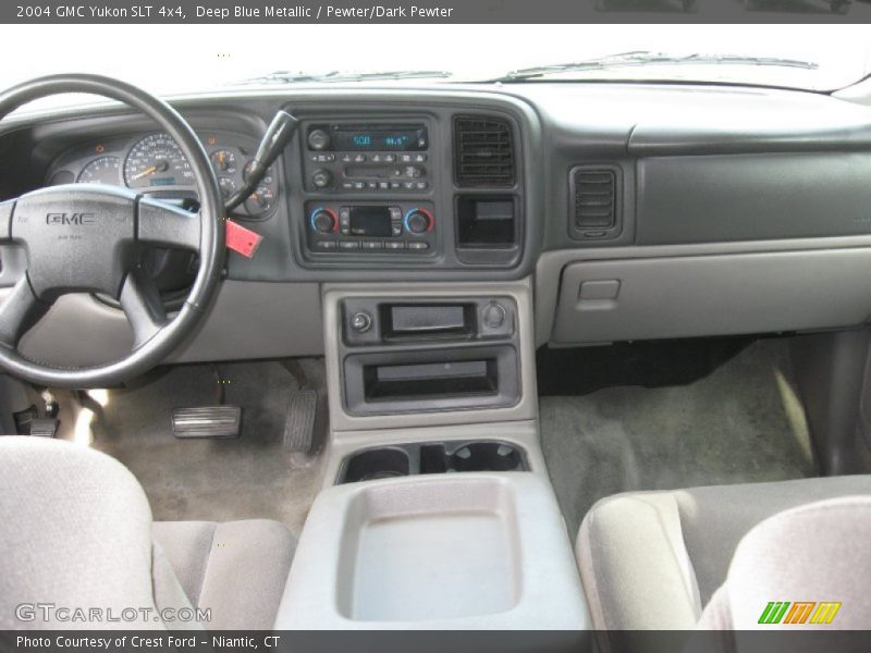 Deep Blue Metallic / Pewter/Dark Pewter 2004 GMC Yukon SLT 4x4
