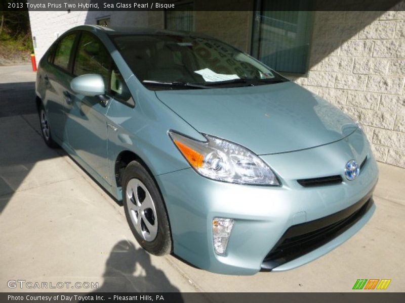 Sea Glass Pearl / Bisque 2013 Toyota Prius Two Hybrid