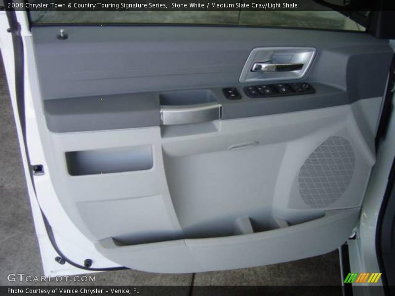 Stone White / Medium Slate Gray/Light Shale 2008 Chrysler Town & Country Touring Signature Series