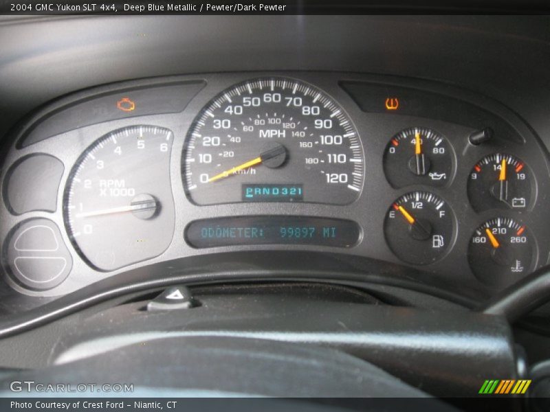 Deep Blue Metallic / Pewter/Dark Pewter 2004 GMC Yukon SLT 4x4