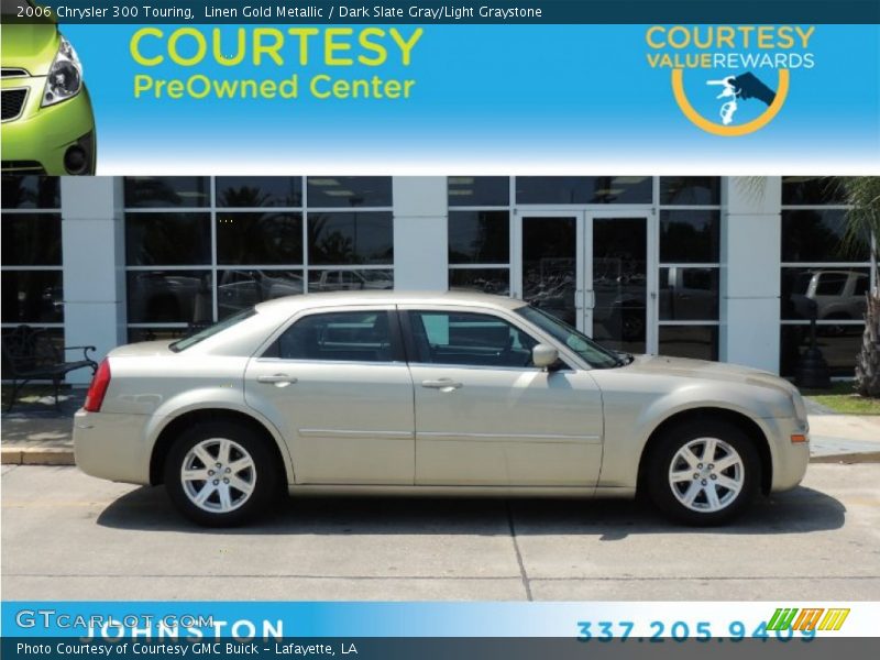 Linen Gold Metallic / Dark Slate Gray/Light Graystone 2006 Chrysler 300 Touring