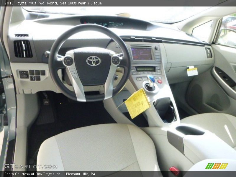 Sea Glass Pearl / Bisque 2013 Toyota Prius Two Hybrid