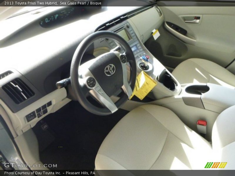 Sea Glass Pearl / Bisque 2013 Toyota Prius Two Hybrid