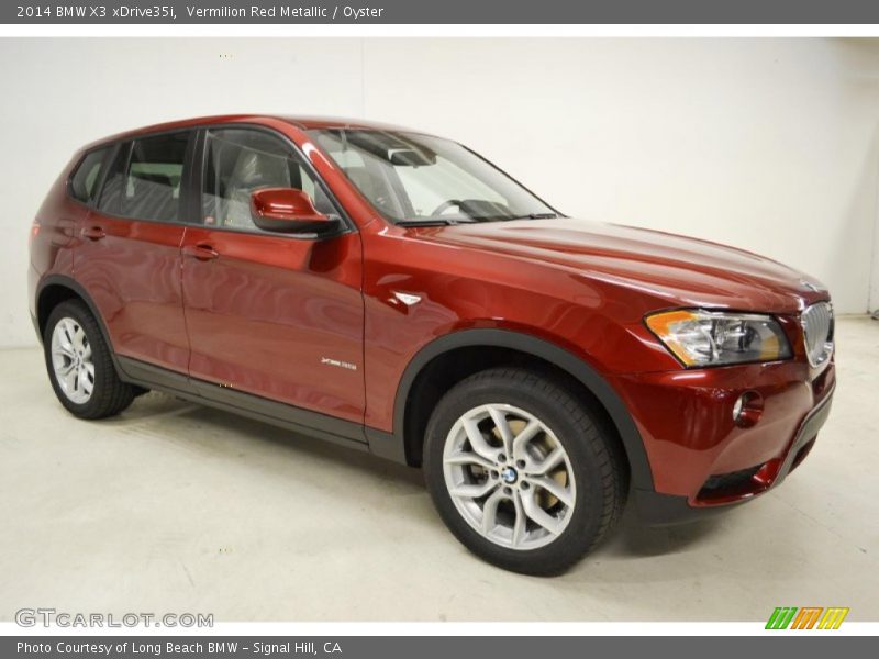 Front 3/4 View of 2014 X3 xDrive35i