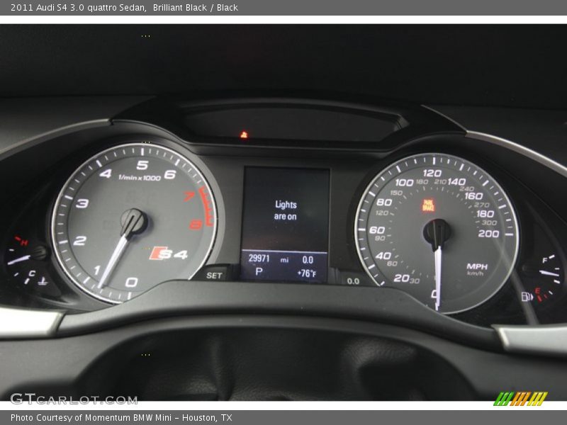 Brilliant Black / Black 2011 Audi S4 3.0 quattro Sedan