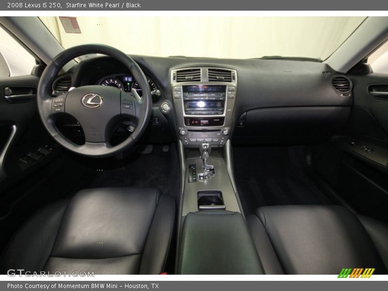 Starfire White Pearl / Black 2008 Lexus IS 250