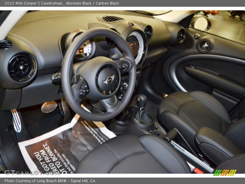 Absolute Black / Carbon Black 2013 Mini Cooper S Countryman