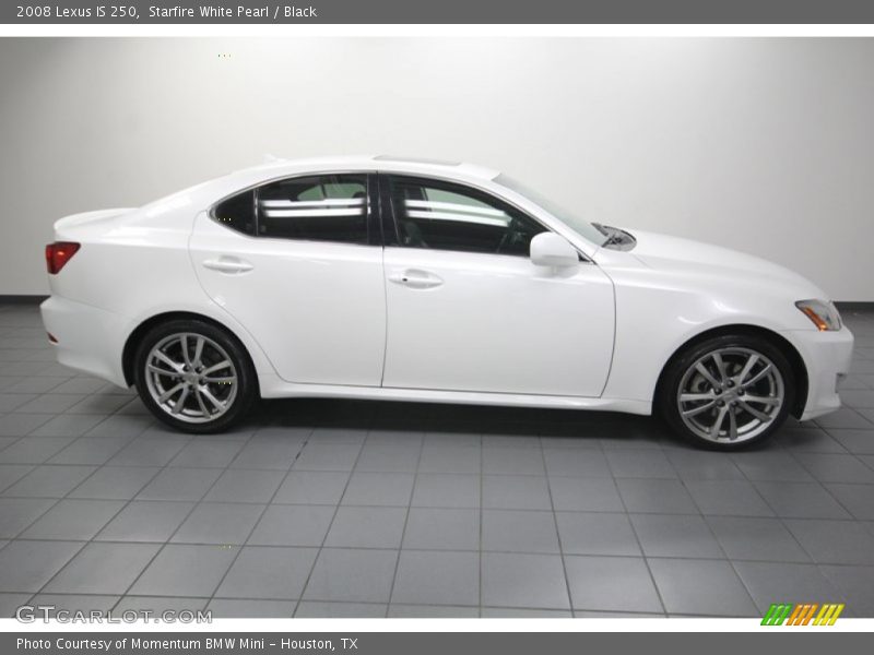 Starfire White Pearl / Black 2008 Lexus IS 250