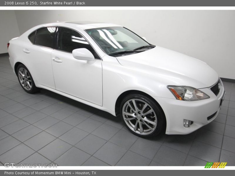 Starfire White Pearl / Black 2008 Lexus IS 250