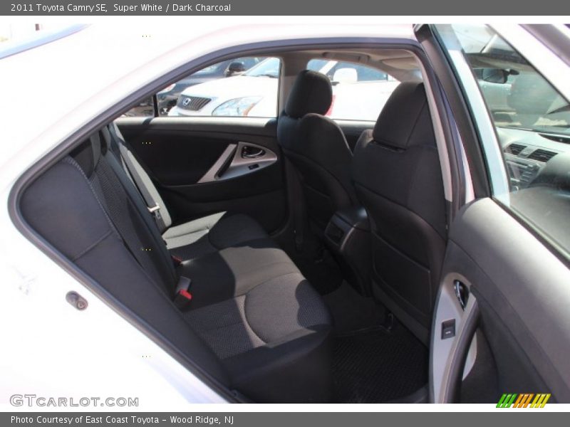 Super White / Dark Charcoal 2011 Toyota Camry SE