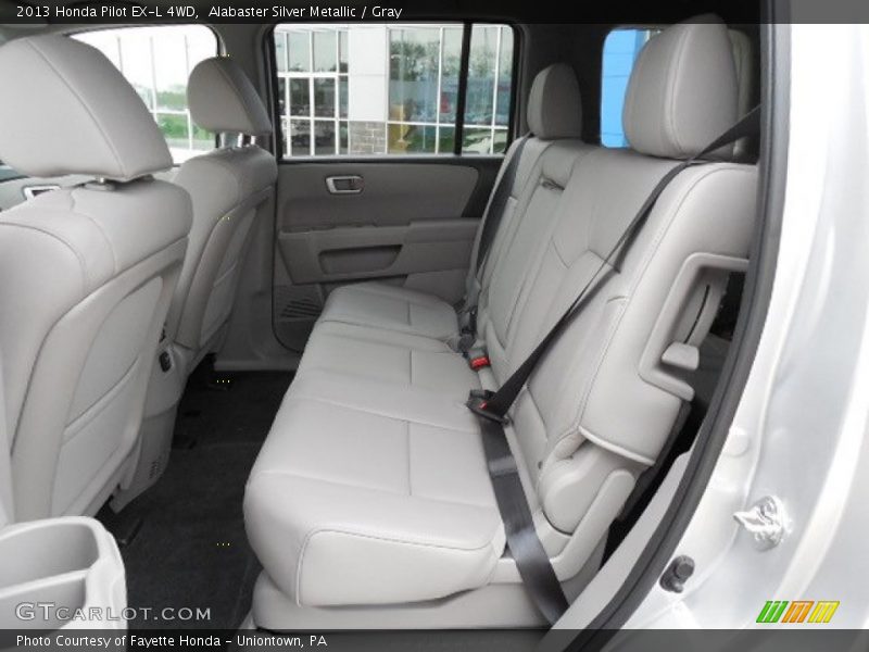 Alabaster Silver Metallic / Gray 2013 Honda Pilot EX-L 4WD
