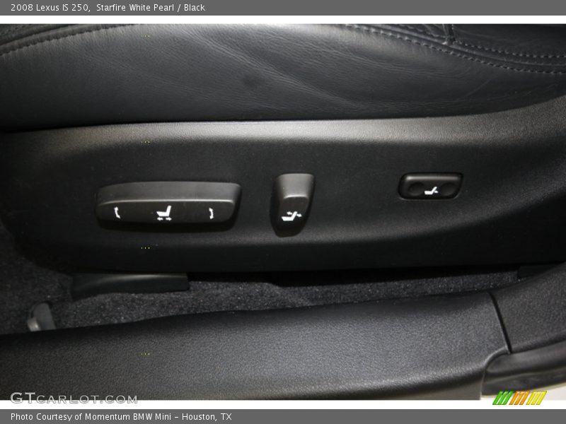 Starfire White Pearl / Black 2008 Lexus IS 250
