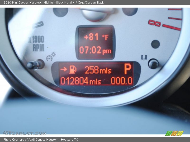 Midnight Black Metallic / Grey/Carbon Black 2010 Mini Cooper Hardtop