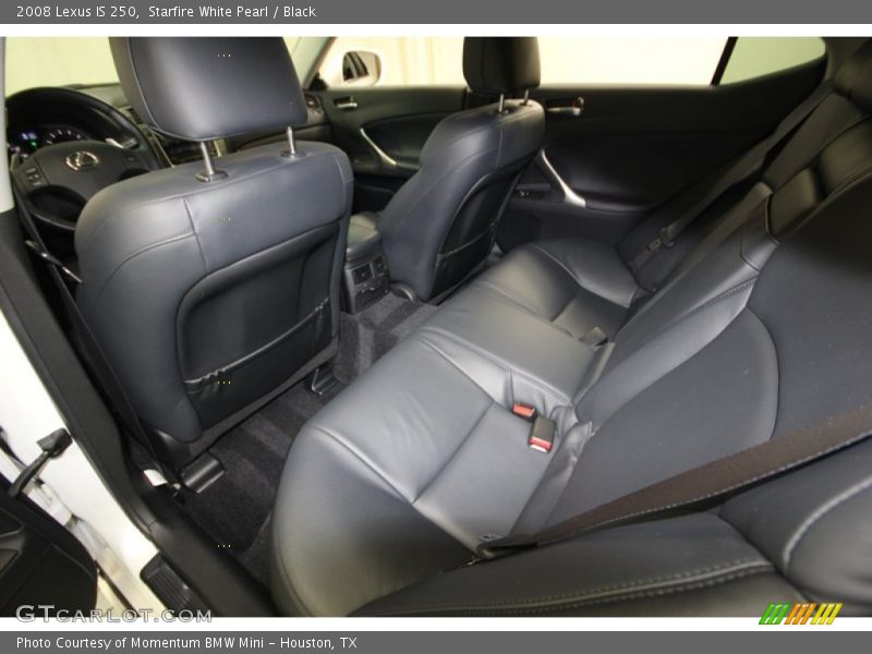 Starfire White Pearl / Black 2008 Lexus IS 250